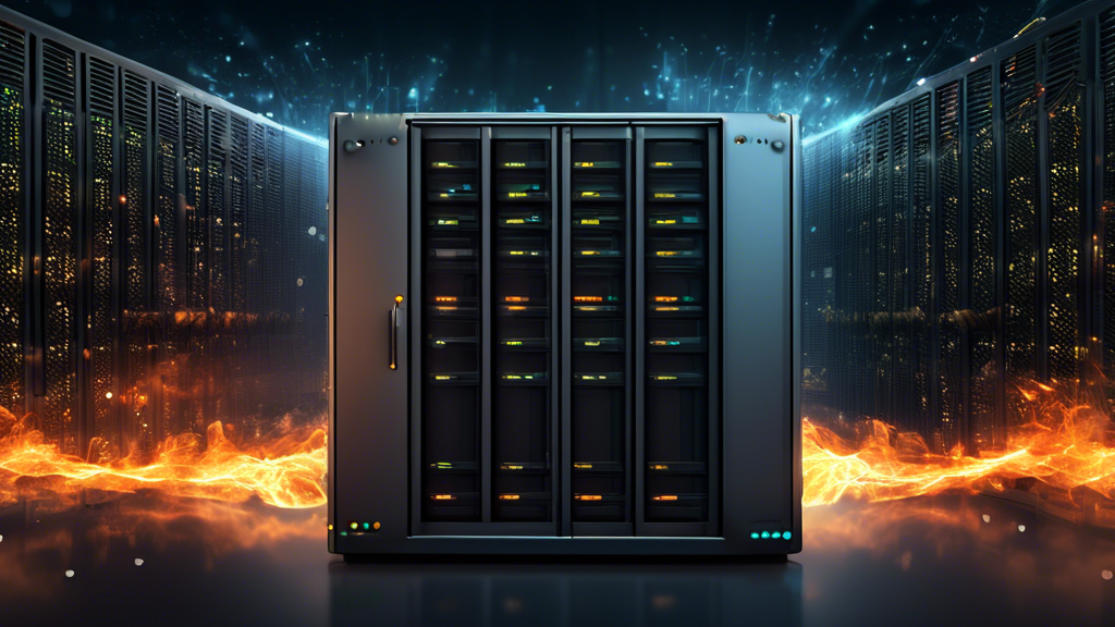 A secure and reliable web hosting server protected by a powerful firewall, with a robust network infrastructure and DDoS protection.