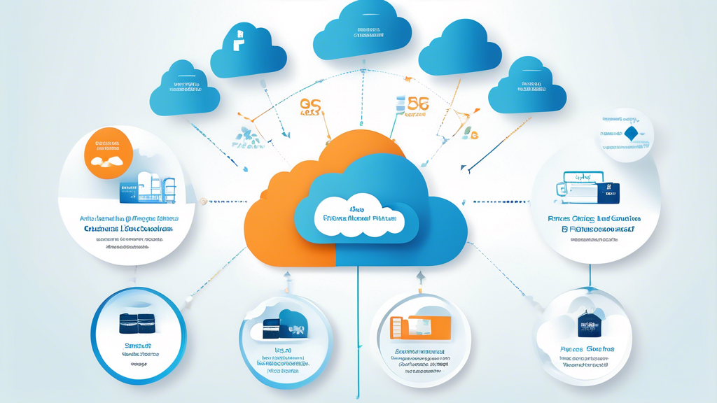 A visually appealing infographic showcasing affordable private cloud hosting options, highlighting key features, benefits, and cost-effective solutions.